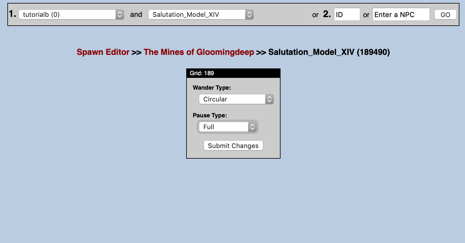Walk through each Waypoint and Pause for the full amount set